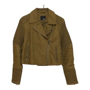 Aritzia Wilfred Free Linen Army Green Jacket Coat